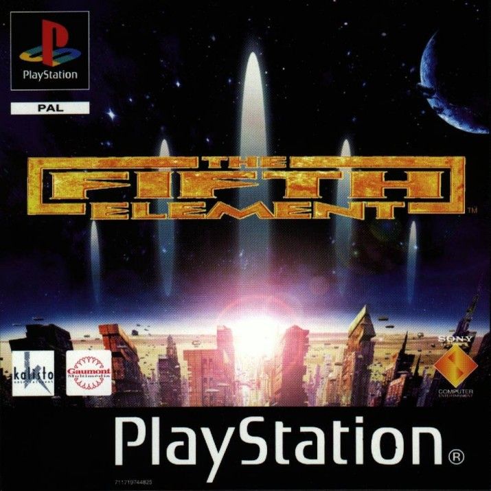 The Fifth Element box art for Playstation